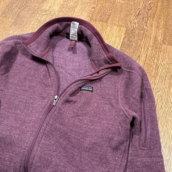 Patagonia Better Sweater Full Zip Fleece Jacket Purple Womens Medium - Picture 2 of 9
